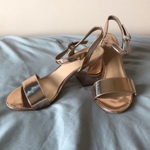 Rose gold heels!